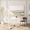 thumbnail image 3 of BSHTI 31.5" Modern Round Dining Table with Crossed Legs,White Occasional Table, Two Piece Detachable Table Top, Matte Finish Iron Legs, 3 of 11
