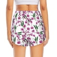 thumbnail image 4 of Fotbe Orchids Flowers Womens High Waist Running Shorts Athletic Workout Quick Dry Shorts for Women with Pockets Gym Yoga Summer Shorts-Medium, 4 of 9