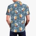 thumbnail image 6 of Salouo Surf Shark for Men's Short Sleeve Polo Shirts,Polo Shirts for Men Performance Short Sleeve Golf Shirt Athletic Casual Collared T-Shirt-XX-Large, 6 of 8