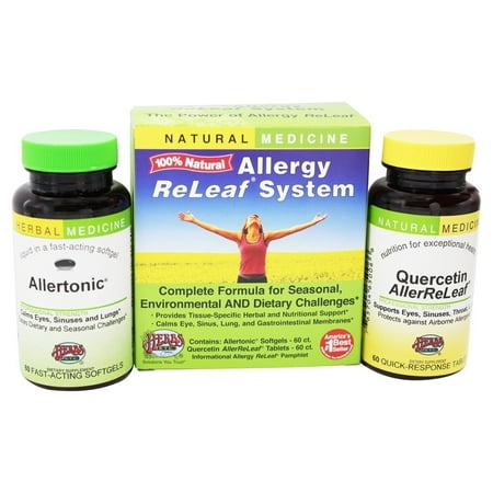 Herbs Etc - Allergy ReLeaf System - 60 Allertonic Softgels & 60 AllerReLeaf