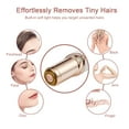 thumbnail image 3 of Facial Hair Remover for Women Rechargeable, 1 x Replacement Heads Included,Ladies face Shaver, Electric Facial Hair Remover Painless,for Cheeks, Chin ,,arms, 3 of 5