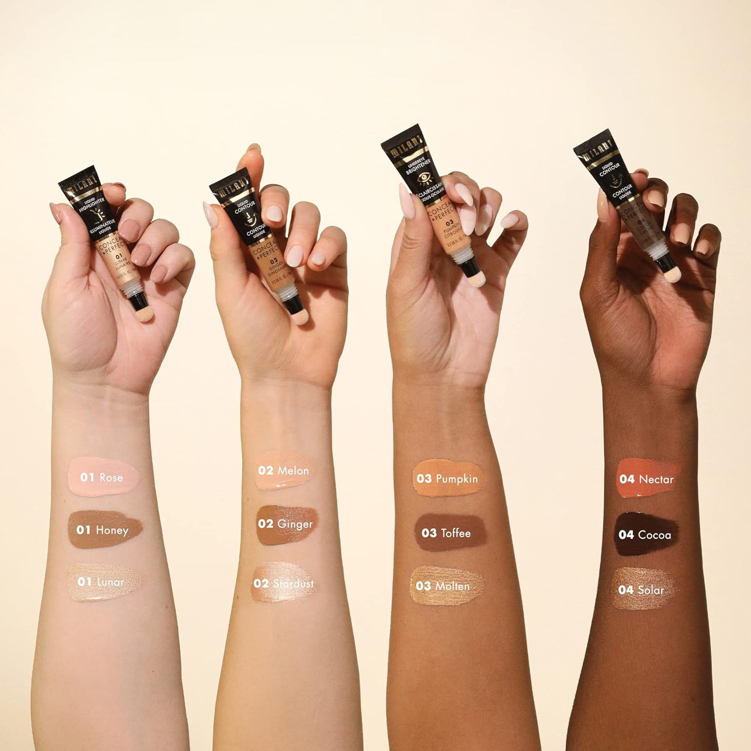 Milani Conceal + Perfect Liquid Contour, Toffee