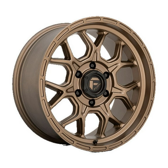 Fuel 1PC Aluminum Rim D696 COVERT 20X9in Matte Bronze with Black Bead ...