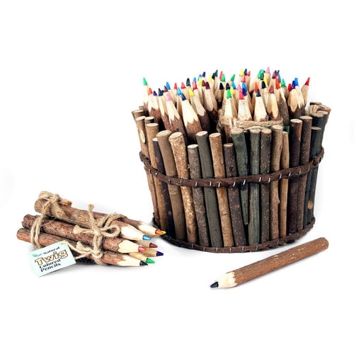 Natural Twig Colored Pencil Set