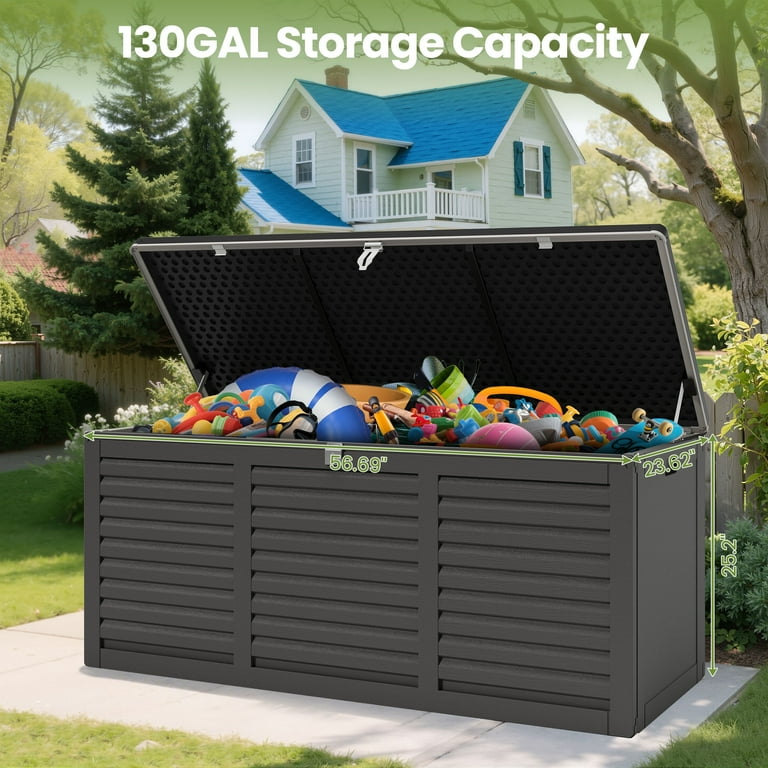 Outdoor Storage Box Large Waterproof Garden Cushions 492L Large