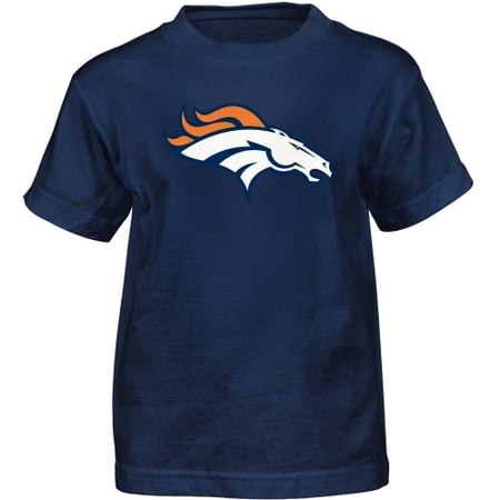 - Denver Broncos Preschool Team Logo Short Sleeve T-Shirt - Navy Blue