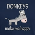 thumbnail image 3 of CafePress - Donkey Happy Dark T Shirt - Men's Classic Graphic Cotton T-Shirt, 3 of 4