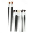 thumbnail image 3 of 15 Paint Brush Set All Purpose Oil Watercolor Acrylic Art Craft Artist Painting, 3 of 3