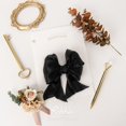 thumbnail image 2 of Cinta negra satinada con alambre satinado de 6,35 cm, color negro, 20 yardas, para Navidad, 2 of 4