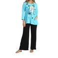 thumbnail image 3 of Jess & Jane Love Story Mineral Washed Contrast Tunic Top, 3 of 3