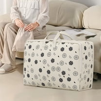 Clearance Under $5! InsCrazy Clothes and Quilt Storage Bags Quilt Clothes Clothing Luggage Thickened Waterproof Storage Basket for Bedroom Clothes Comforter Blankets and Pillows