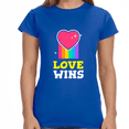 thumbnail image 2 of Love Wins Lesbian Gay Bisexual Transgender Queer LGBTQ Pride Women Tops, 2 of 8