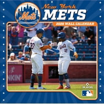 New York Mets 2026 12x12 Team Wall Calendar, (Paperback)