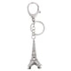 thumbnail image 1 of Juegos de Llavero Colgante Plata Brillando Torre Metal Retro Llave de Control, 1 of 5