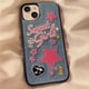 thumbnail image 1 of Coque de téléphone brodée Cowboy pour femme, coque de protection créative pour iPhone 14, étoile rose, Iphone13Promax, 12 All Dip Ssive, 11 New Xr, cadeau qiuyongming unisex, 1 of 2