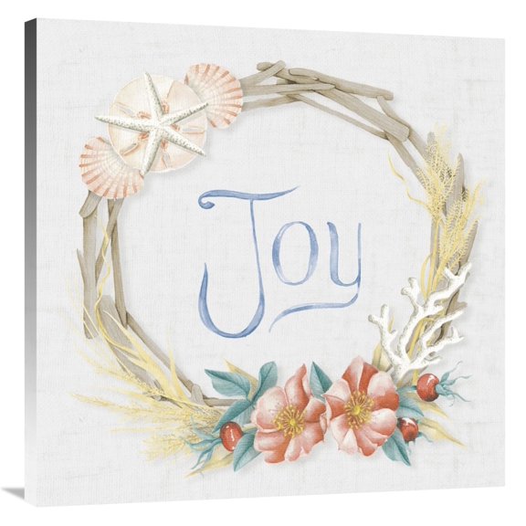 Global Gallery's 'Christmas on the Coast VII' by Elyse DeNeige Stretched Canvas Wall Art