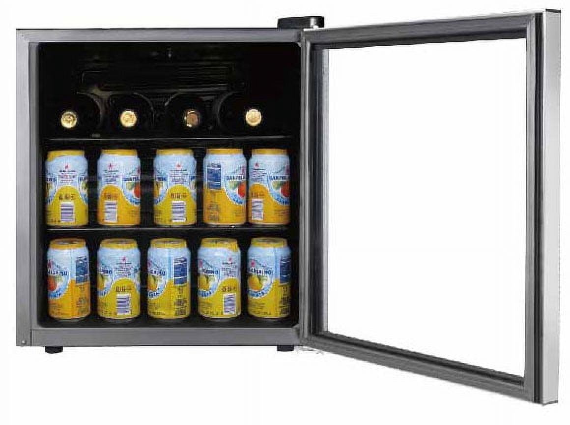 Frigidaire 70 Can Beverage Refrigerator, Black