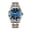 Golden and Blue Surface, variant on Fashionable men's watch, business men's quartz watch, men's watch with steel band, calendar, waterproof, luminous, trendy wristwatch