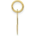 thumbnail image 2 of Solid 10K Yellow Gold Small Fancy Script Initial C Charm - 16mm, 2 of 6