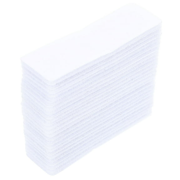 LEORX 25Pcs White Hook Loop Strips Self-adhesive Fasteners for Couch Cushion Fixing in Outdoor Schools