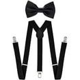 thumbnail image 5 of 7-Piece Premium Roaring 20s Costume Set, Vintage Bow Tie & Suspenders, Great Gatsby Menswear Accessories for 1920s Party, 5 of 6