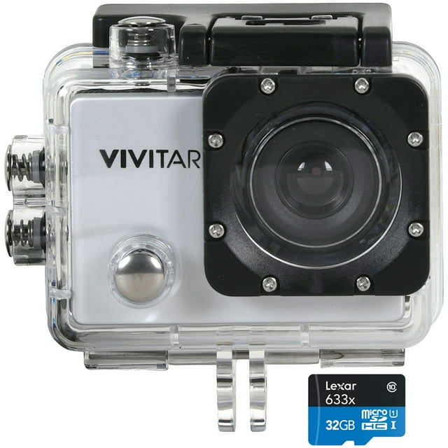 Vivitar DVR781HDKT2SILSTK HD Action Waterproof Camera / Camcorder