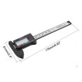 thumbnail image 2 of Calibrador digital de fibra de carbono Uxcell de 6 pulgadas 100mm x 0.01mm, 2 of 5