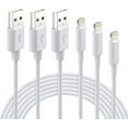 thumbnail image 1 of DEBGFS for  Charger Cord MFi Certified - Lightning Cable 3Pack 3ft Durable Lightning to USB A Charging Cable Compatible with  13 12 11 Pro Max iPad Airpods, 1 of 8