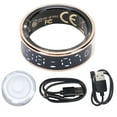 thumbnail image 2 of Wearable Smart Ring, Sleep Tracking Fitness Tracker Smart Ring Multi Sport Modes Stainless Steel Display Screen with APP for Men for Running Type 8,Type 9,Type 10, 2 of 7