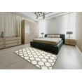 thumbnail image 5 of Ahgly Company Machine Washable Indoor Square Contemporary Champagne Beige Area Rugs, 6' Square, 5 of 7