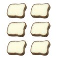thumbnail image 4 of EeaseCA 6Pcs Cleaning Sponges Toast Design Dishcloth Practical Sponge Scrubbers, 4 of 7
