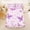 Purple, variant on Erosebridal Flying Butterflies Twin Sheet Sets 3pcs For Teens,Girls Spring Garden Flowers Bedding,Pink Purple