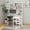 White, variant on Computer Desk with 90 Degree Rotating Desktop, 43x70 Inch Office Desk with Storage Drawer and Cabinets, Gaming Desk with Shelves, Writing Desk for Study, Work Desk for Home Office Bedroom Living Room