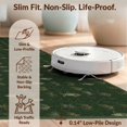 thumbnail image 6 of Design&I 6'x9' Washable Area Rug Sleek Flatweave Pet Friendly Vintage Fishing Fly Cabin Trout Hook Lure Lake Border Tackle for Queen Size Bedroom, Under Bed, 6 of 7