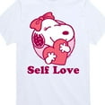 thumbnail image 3 of Peanuts - Self Love Belle - Toddler and Youth Short Sleeve Graphic T-Shirt, 3 of 6