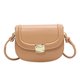 thumbnail image 1 of Bolso de hombro mini bolso de mano de PU bolso de mano de moda para mujer bolso de sillín de color sólido cartera caqui, 1 of 5