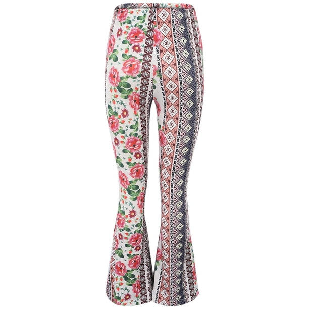 Pantalones de maternidad Gibobby estampados sexy micro flip elásticos altos café XL