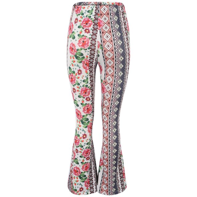 Pantalones Maternidad Gibobby Estampados Sexy Micro Flip Ajustados Altos Café M