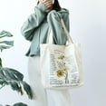 thumbnail image 1 of Bolso de hombro de moda Baoblaze Lona Reutilizable Capacidad 40x10x35cm, 1 of 8