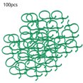 thumbnail image 2 of 100 Uds. Clips de soporte para plantas, Clips de vid para flores de jardín, Clips para verduras, cerraduras de plantas de plástico, 2 of 8