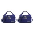 thumbnail image 1 of Jumpingount Bolso bandolera de amplia aplicación hecho con tela Oxford, práctico y práctico bolso de hombro para mujer, azul turquesa Azul turquesa 2Conjunto, 1 of 6