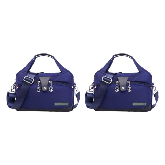 Jumpingount Bolso bandolera de amplia aplicación hecho con tela Oxford, práctico y práctico bolso de hombro para mujer, azul turquesa Azul turquesa 2Conjunto