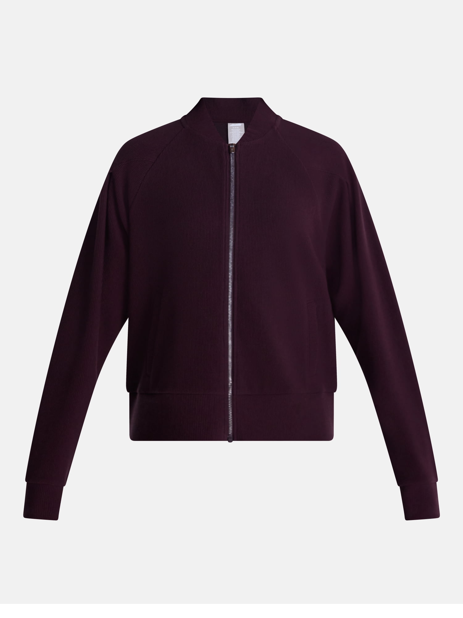 Avia Women's and Women's Plus Ottoman Full Zip Bomber Jacket, Sizes XS-4X