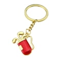 thumbnail image 1 of Milaget Golf Tube Keychain 2D Simulation Golf Club Key s for Friends Purse Wallet Gold Red, 1 of 9
