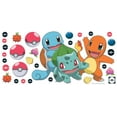 thumbnail image 6 of Pokemon Squirtle, Charmander & Bulbasaur Giant Wall Decals, 6 of 6