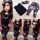 thumbnail image 1 of 1-8 Years Kid Girl Tank Tops + Headwear + Pants Set, 1 of 3