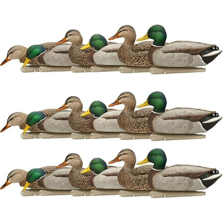 Avian X Topflight Realistic Floating Rugged Fusion Mallard Decoy 18 Pack