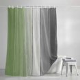 thumbnail image 3 of Shower Curtains for Bathroom, Sage Green Gray Ombre Waterproof Fabric Shower Curtain, Vintage Country Wooden Decorative Bathroom Curtain for Bathtub, 36"x72", No Hooks Included, 3 of 9