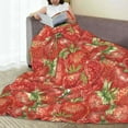 thumbnail image 6 of Sikiie Strawberry Ultra-Soft Micro flannel Blanket Luxury All Seasons Warm Blanket for Bedding Sofa and Travel (4 sizes)-80"x60", 6 of 7