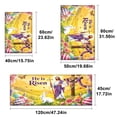 thumbnail image 2 of YIMEIS Happy Easter Jesus Resurrection Easter Egg Bunny Flower Kitchen Mats Set of 3,Winter Seasonal Farmhouse Home Seasonal Decorations Rugs for Floor - 16''*24'' and 20''*30'' and 17''*47'' in, 2 of 10